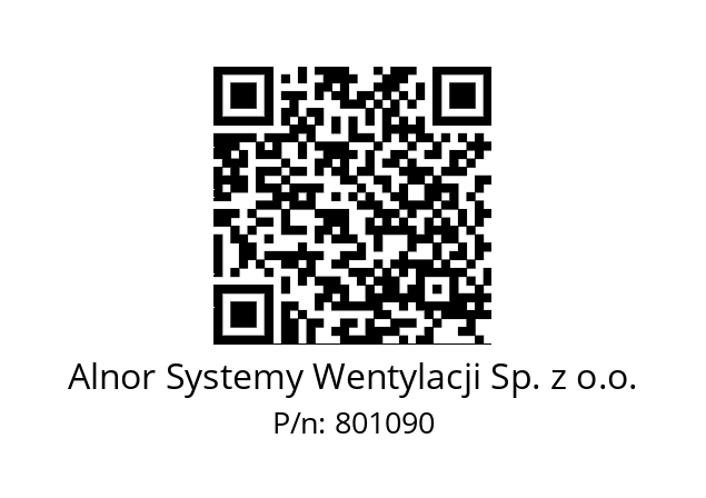   Alnor Systemy Wentylacji Sp. z o.o. 801090