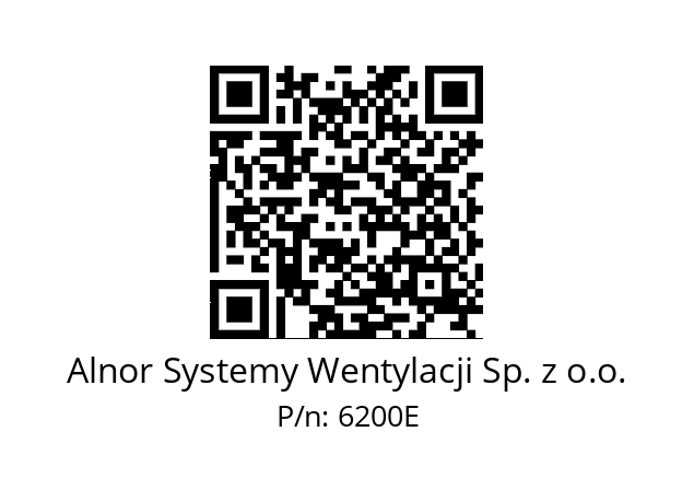   Alnor Systemy Wentylacji Sp. z o.o. 6200E