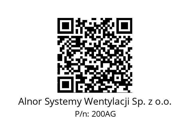   Alnor Systemy Wentylacji Sp. z o.o. 200AG