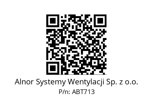   Alnor Systemy Wentylacji Sp. z o.o. ABT713