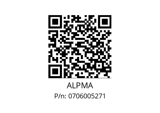   ALPMA 0706005271