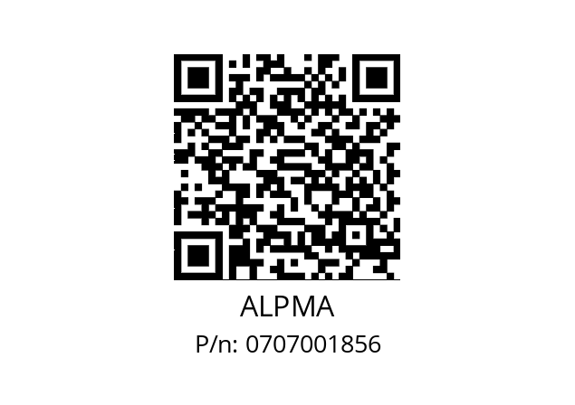   ALPMA 0707001856