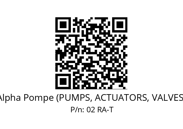   Alpha Pompe (PUMPS, ACTUATORS, VALVES) 02 RA-T