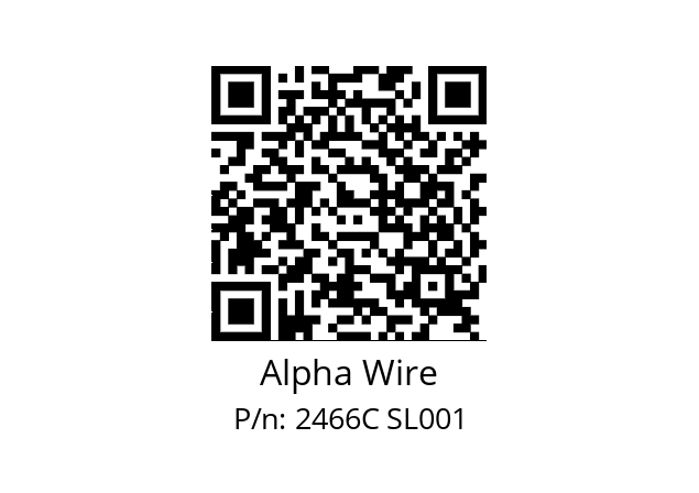   Alpha Wire 2466C SL001