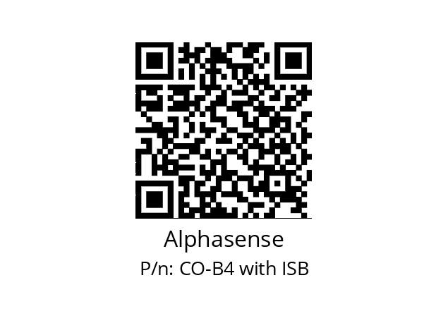   Alphasense CO-B4 with ISB