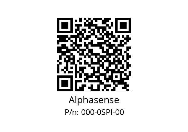   Alphasense 000-0SPI-00