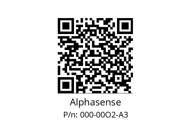   Alphasense 000-00O2-A3