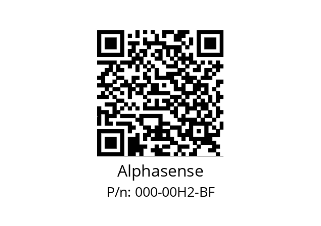   Alphasense 000-00H2-BF