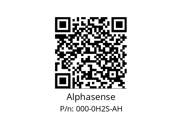   Alphasense 000-0H2S-AH