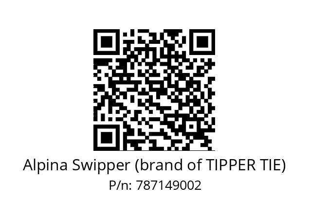   Alpina Swipper (brand of TIPPER TIE) 787149002