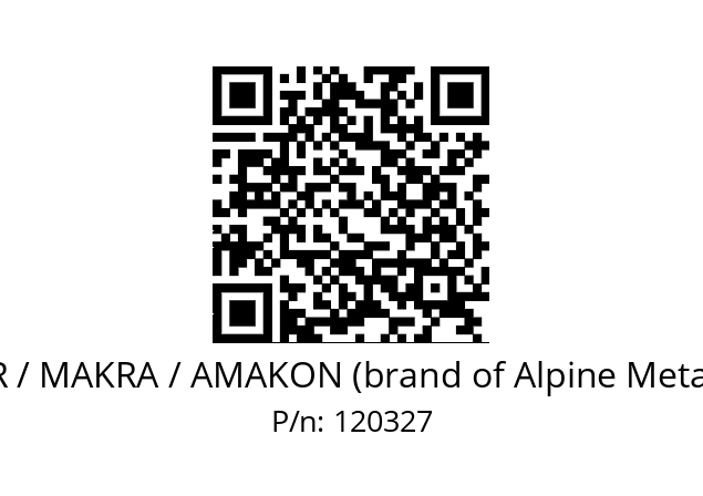   KNORR / MAKRA / AMAKON (brand of Alpine Metal Tech) 120327