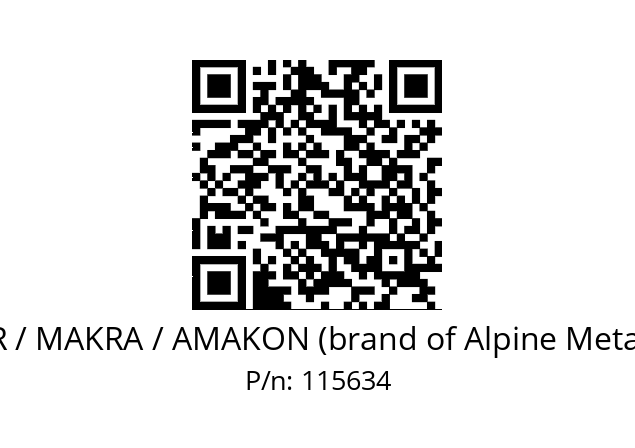   KNORR / MAKRA / AMAKON (brand of Alpine Metal Tech) 115634