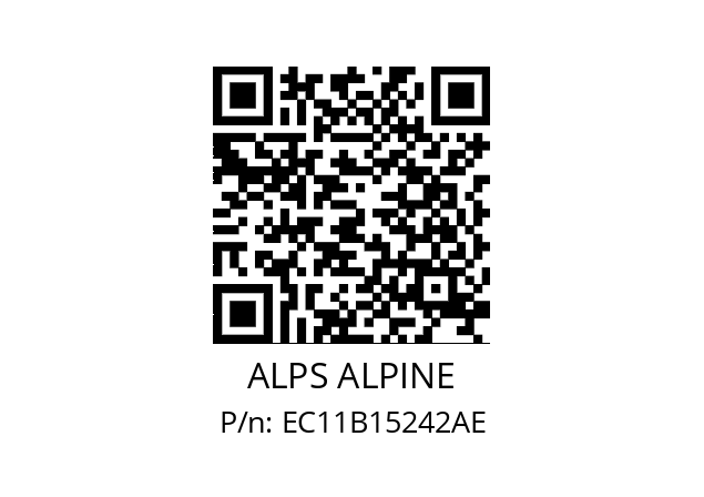   ALPS ALPINE EC11B15242AE