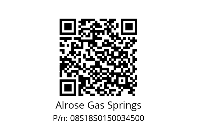   Alrose Gas Springs 08S18S0150034500