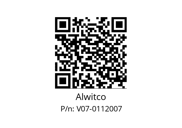   Alwitco V07-0112007