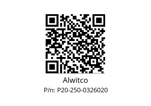   Alwitco P20-250-0326020