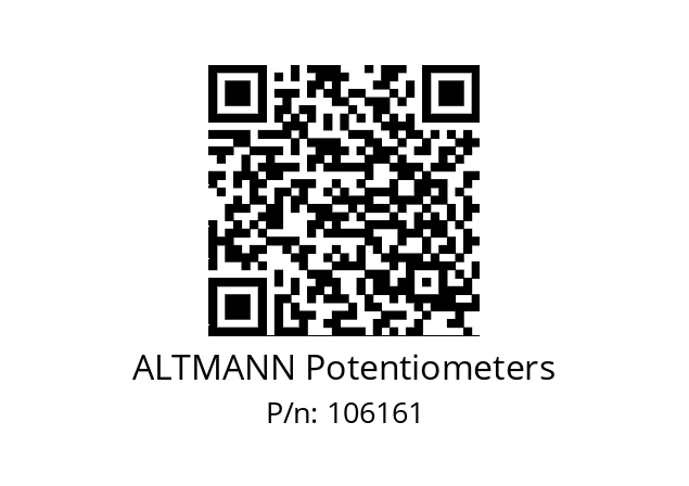   ALTMANN Potentiometers 106161