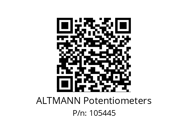   ALTMANN Potentiometers 105445