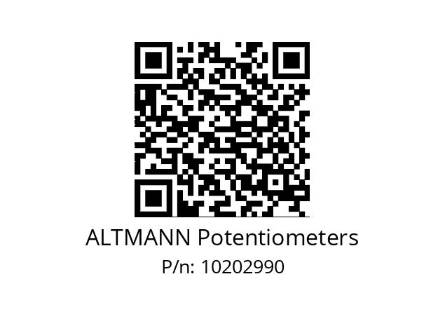   ALTMANN Potentiometers 10202990