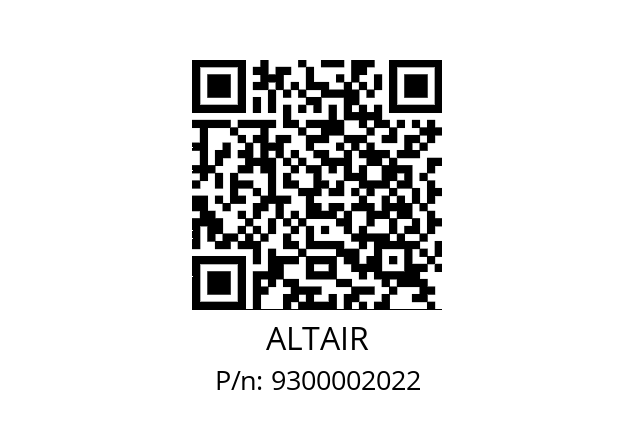   ALTAIR 9300002022