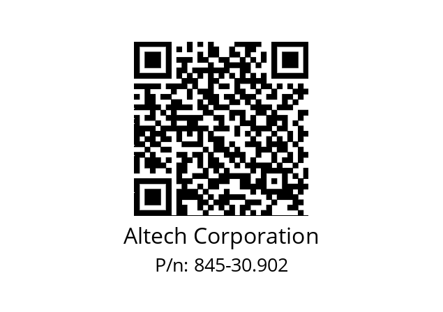   Altech Corporation 845-30.902