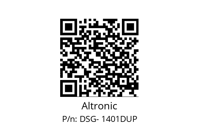   Altronic DSG- 1401DUP