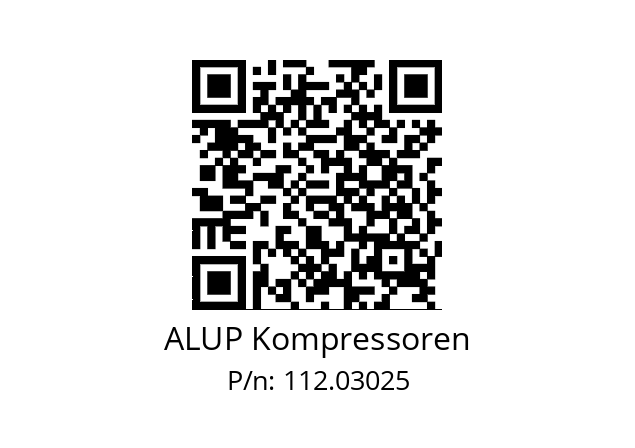   ALUP Kompressoren 112.03025