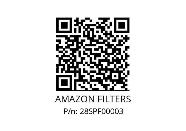   AMAZON FILTERS 28SPF00003