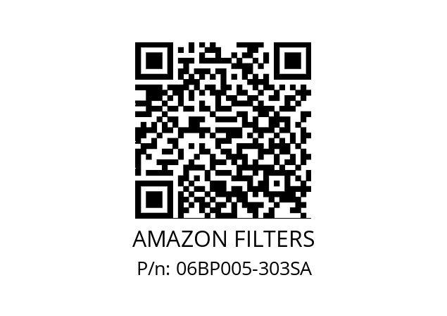   AMAZON FILTERS 06BP005-303SA