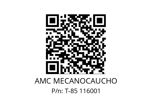   AMC MECANOCAUCHO Т-85 116001