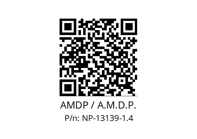   AMDP / A.M.D.P. NP-13139-1.4