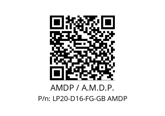   AMDP / A.M.D.P. LP20-D16-FG-GB AMDP