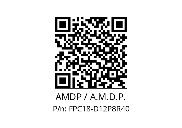   AMDP / A.M.D.P. FPC18-D12P8R40