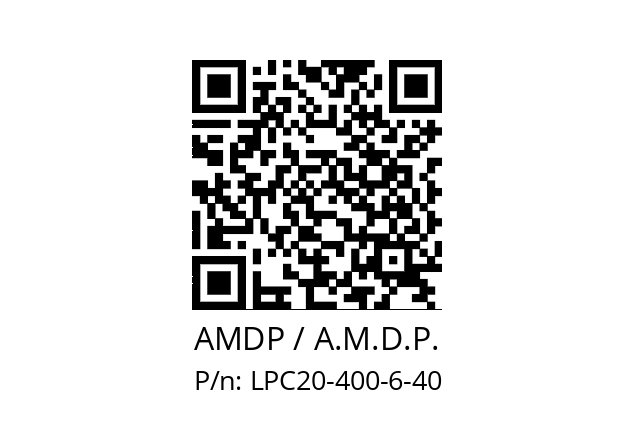   AMDP / A.M.D.P. LPC20-400-6-40