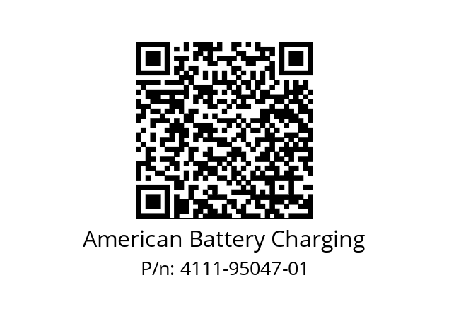   American Battery Charging 4111-95047-01