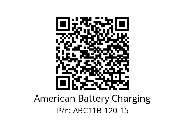   American Battery Charging ABC11B-120-15