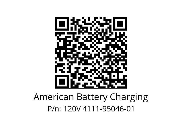   American Battery Charging 120V 4111-95046-01