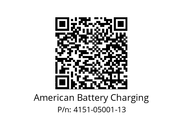   American Battery Charging 4151-05001-13