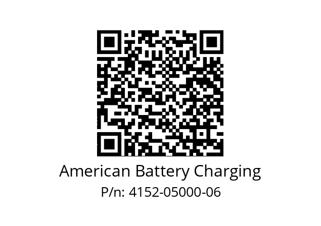   American Battery Charging 4152-05000-06