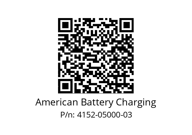   American Battery Charging 4152-05000-03