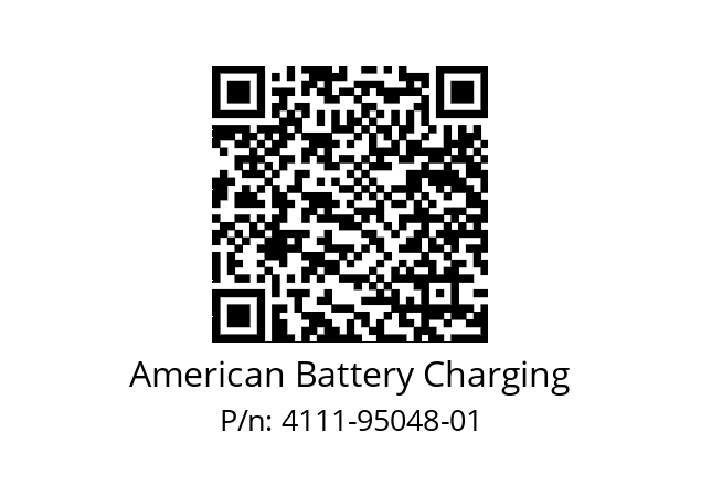   American Battery Charging 4111-95048-01