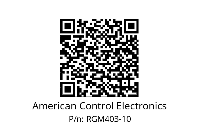   American Control Electronics RGM403-10