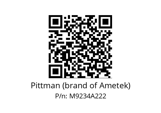   Pittman (brand of Ametek) M9234A222