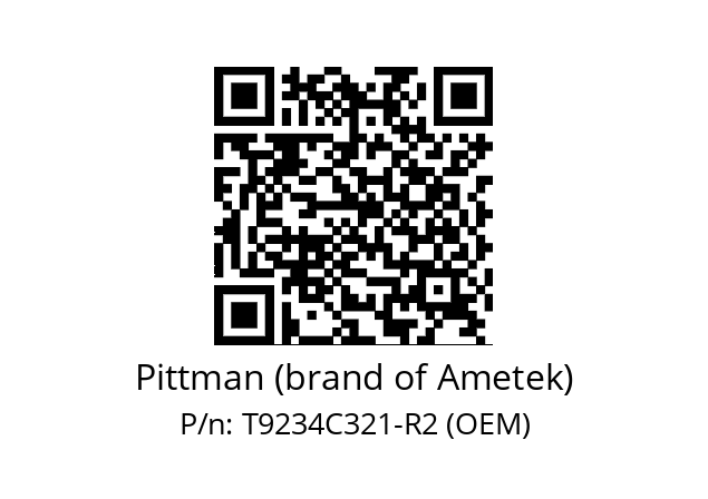   Pittman (brand of Ametek) T9234C321-R2 (OEM)