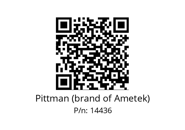   Pittman (brand of Ametek) 14436