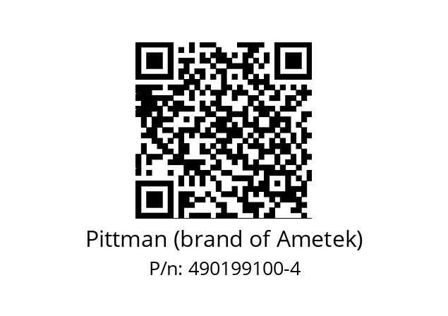   Pittman (brand of Ametek) 490199100-4