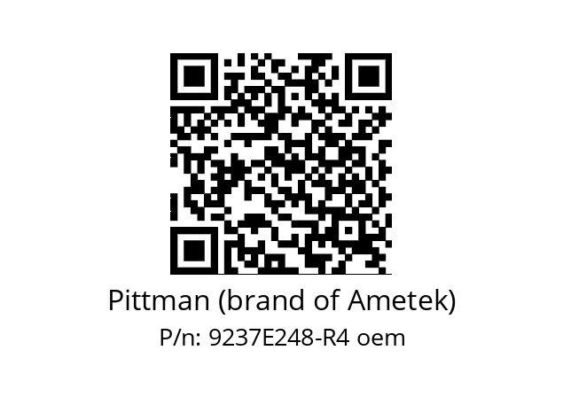   Pittman (brand of Ametek) 9237E248-R4 oem