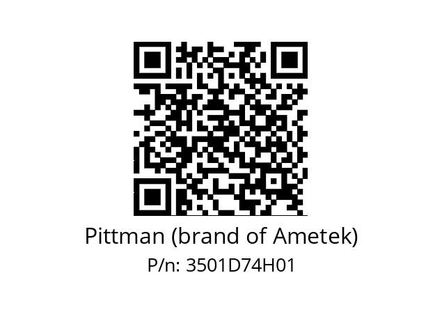   Pittman (brand of Ametek) 3501D74H01