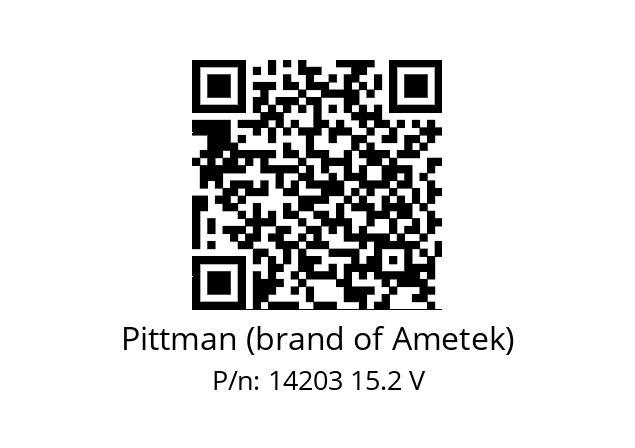   Pittman (brand of Ametek) 14203 15.2 V