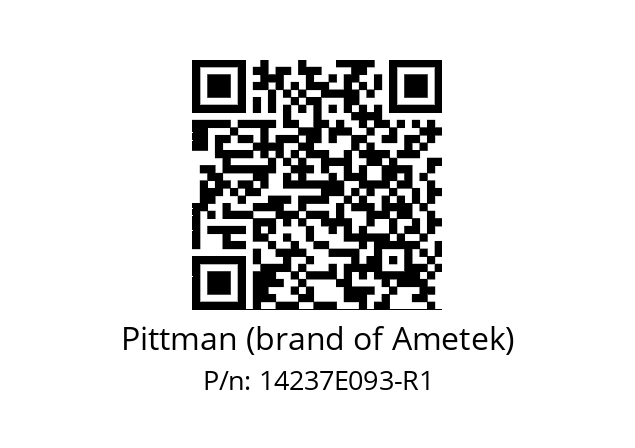   Pittman (brand of Ametek) 14237E093-R1